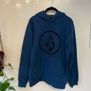 Volcom hoodie sweatshirt size S blue